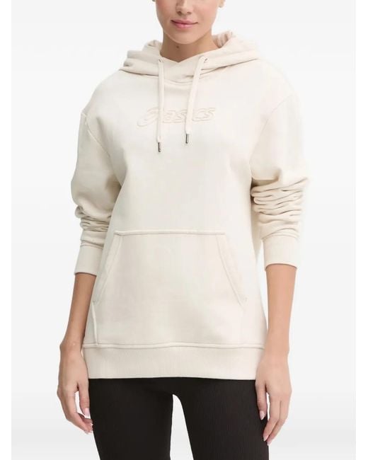 Asics Natural Logo-Detailed Hoodie