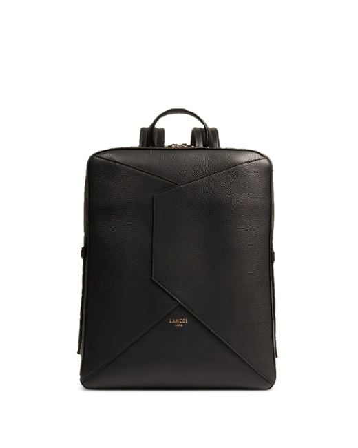 Lancel Enveloppe Flap Backpack in Black Lyst UK