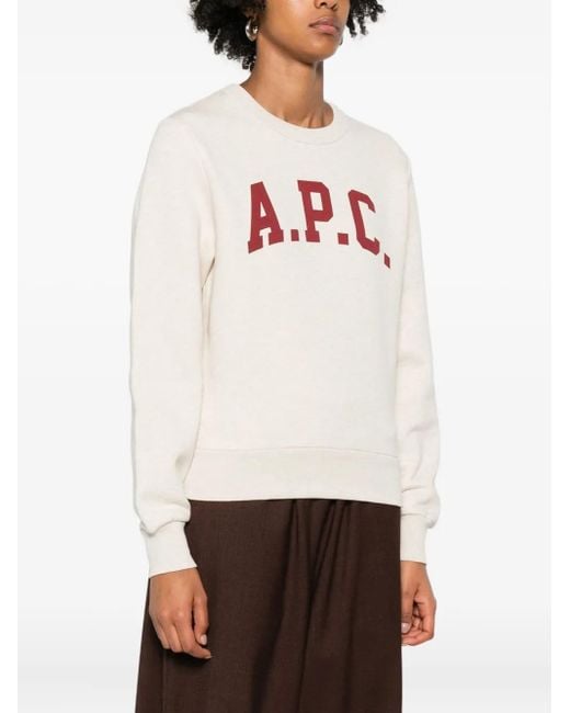 A.P.C. White Sweatshirt