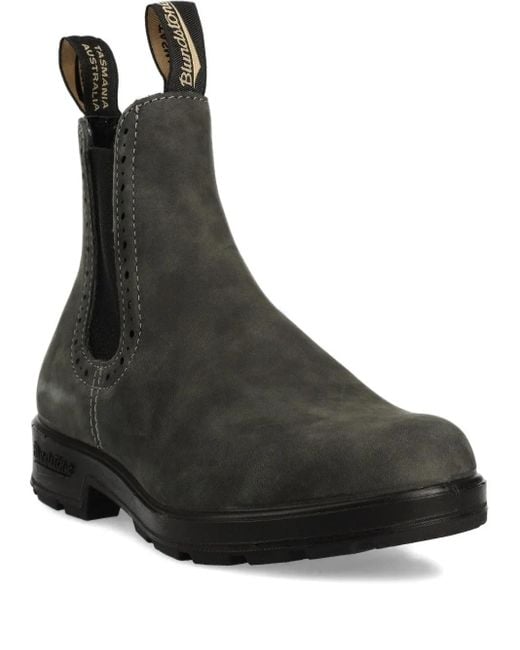 Blundstone Black Perforated Chelsea Boots