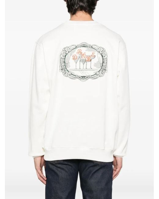 Felpa di Drole de Monsieur in White da Uomo