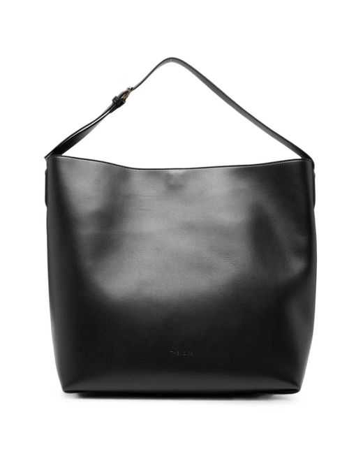 THEMOIRÈ Black Slouchy Shoulder Bag