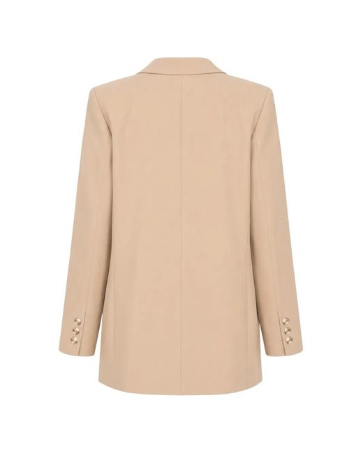 Jijil Natural Double-Breasted Blazer