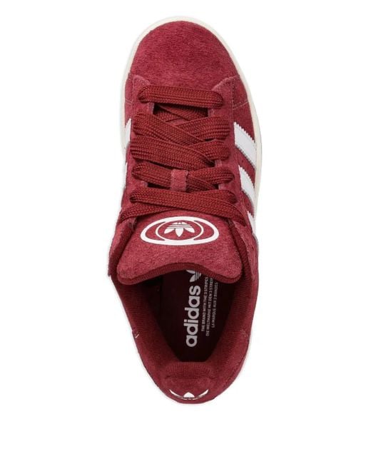 Adidas Campus 00S Suède Sneakers Met Drie Strepen in het Red
