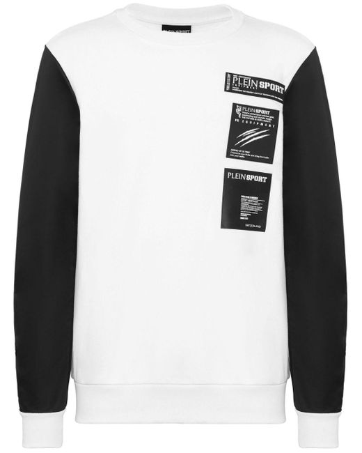 Philipp Plein Sweatshirt mit Logo-Applikation in Black für Herren