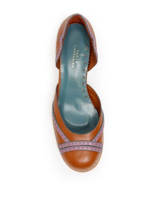 Zapatos Felice con tacón de 40 mm Sarah Chofakian de color Brown