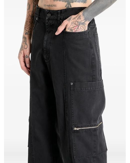 1017 ALYX 9SM Black Zip-Pocket Skater Jeans for men