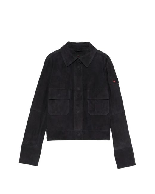 Peuterey Black Era Suede Pocket Jacket