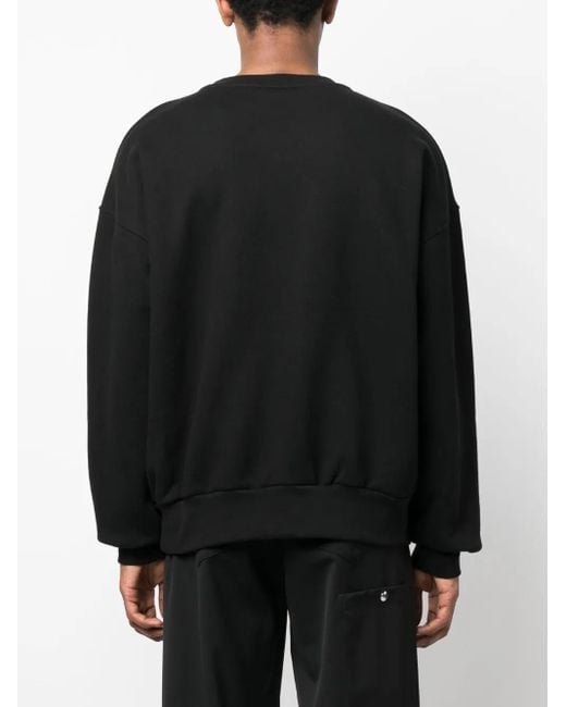 Felpa nera con stampa carribean di BOTTER in Gray da Uomo