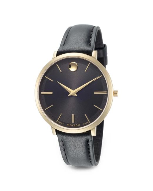 Movado Gray Ultra Slim 35Mm Watch