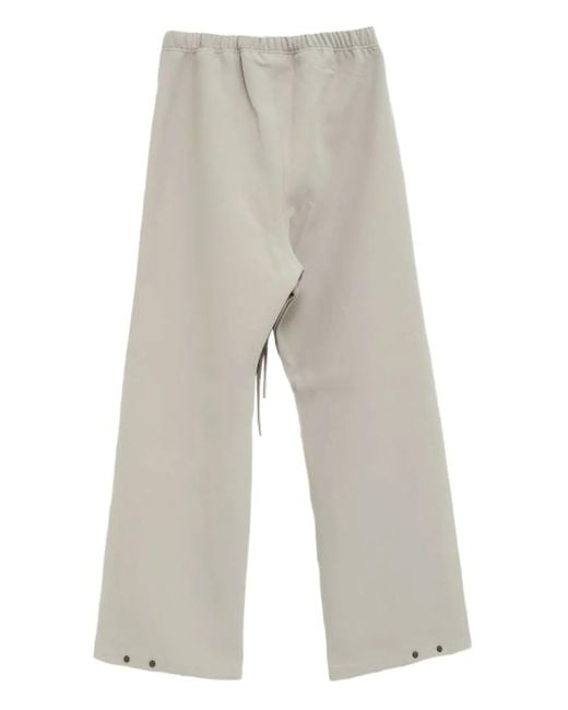 Fear Of God White Drawstring Side-Split Trousers for men