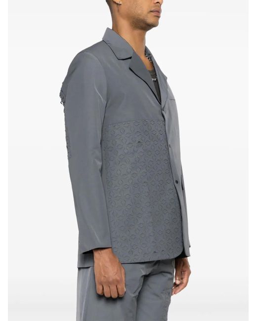 Blazer con botones y aberturas Pace de color Gray