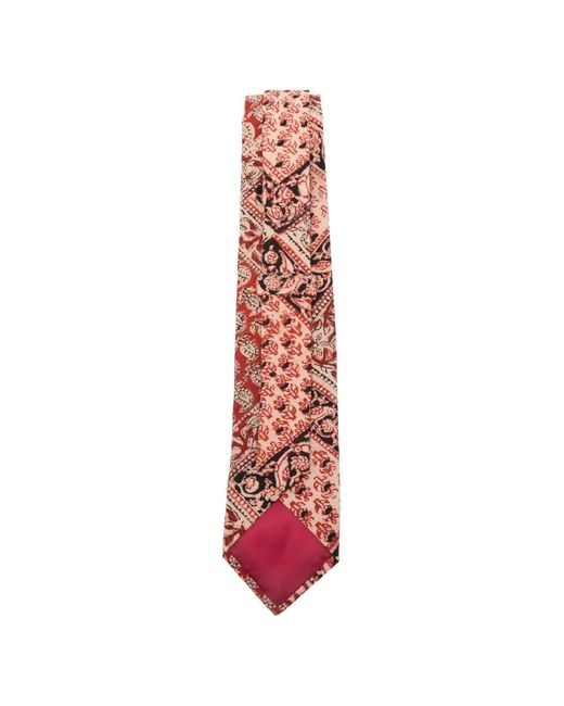 Sebago White Hebron Patterned Tie for men