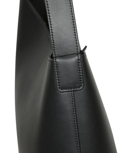 Aesther Ekme Black Lune Asymmetric Shoulder Bag