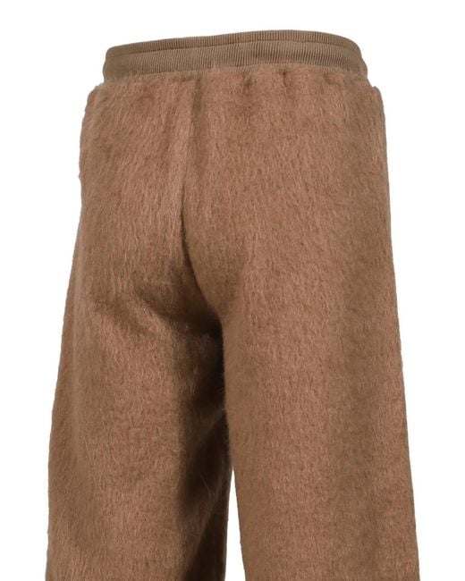BossUp Natural Logo-Patch Trousers for men