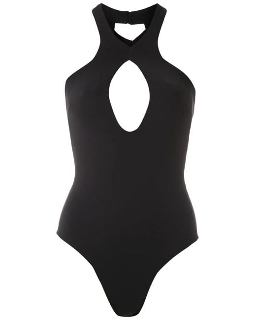 Amir Slama Black Central Keyhole Body