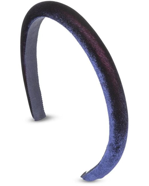 Jennifer Behr Blue Tiana Velvet Headband