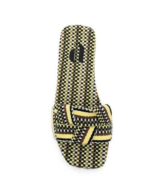 Amambaih Metallic Martina Sandals