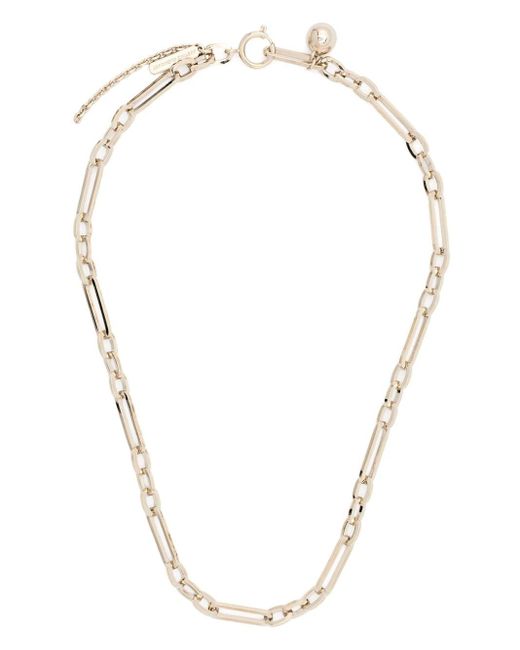 Justine Clenquet Metallic Ali Trombone-chain Necklace