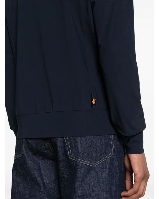Save The Duck Blue Tulio Zip-Up Track Jacket for men