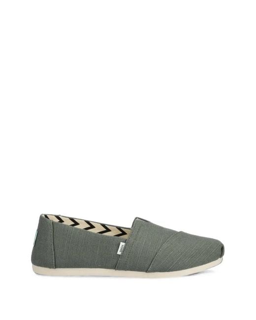 TOMS Green Klassische Espadrilles