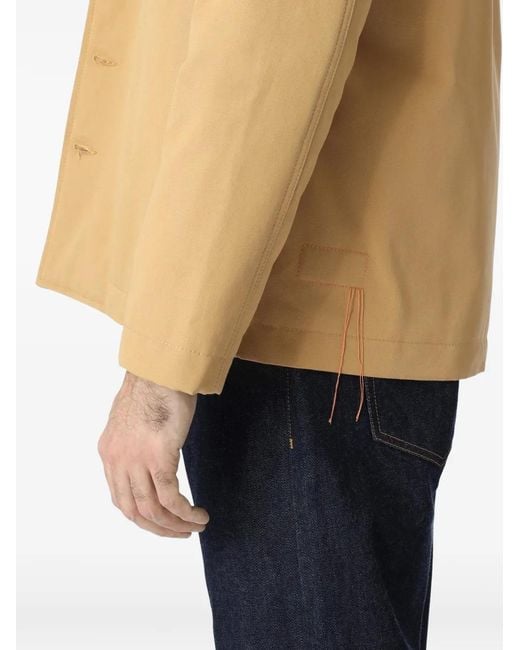 Fortela Natural Patch Pocket Cotton Overshirt for men