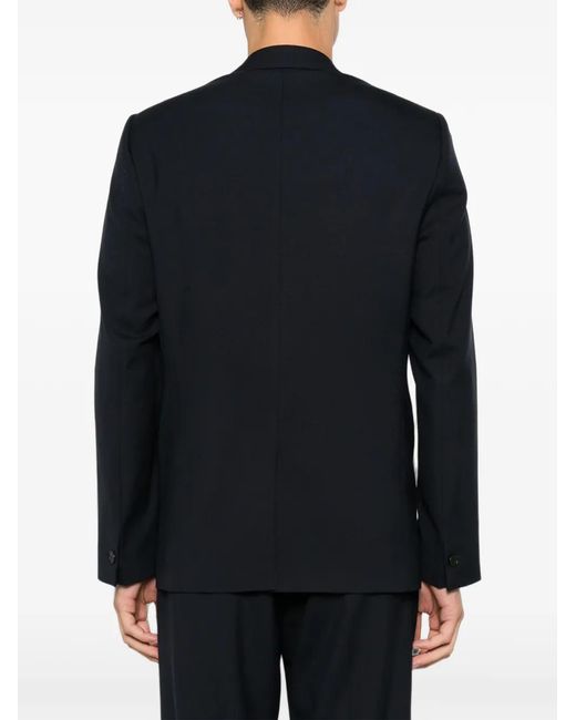 Sandro Black Single-Breasted Blazer for men
