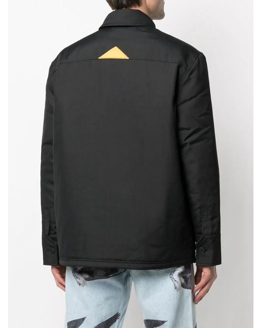 Heron Preston Black X Cat Coach Jacket for men