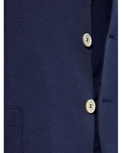 Eleventy Blue Button Jacket for men
