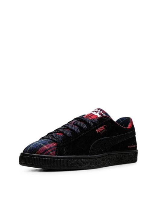 PUMA Black Legacy Suede Classic Sneakers for men