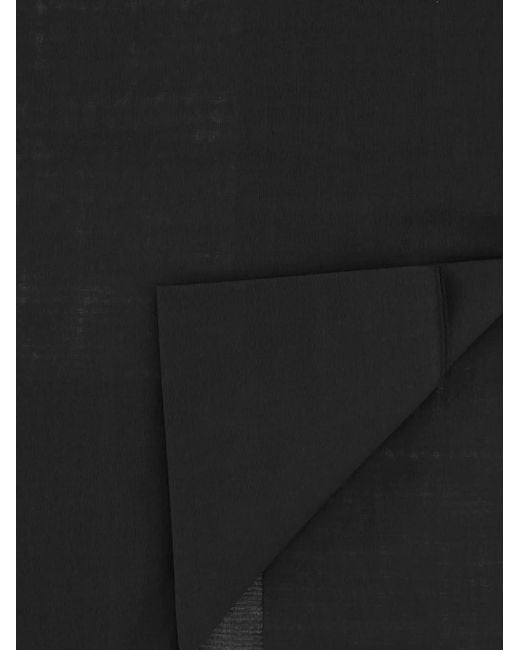 ANDAMANE Black Sheer Scarf