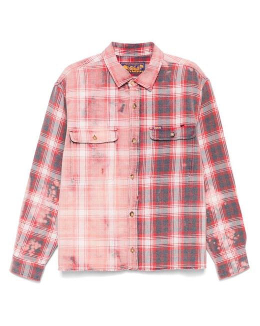 Deus Ex Machina Pink Double Fantasy Shirt for men