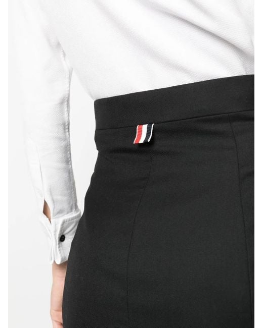 Thom Browne Geweven Kokerrok in het Black