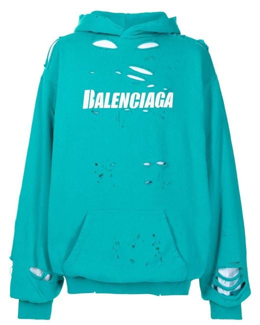 balenciaga oversized logo hoodie