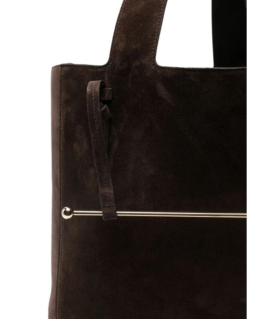 Strathberry Black Suede Shoulder Bag