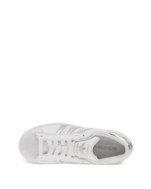 Adidas White Superstar Ii Shoes