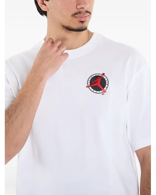 Nike White Flight Club Logo T-Shirt for men