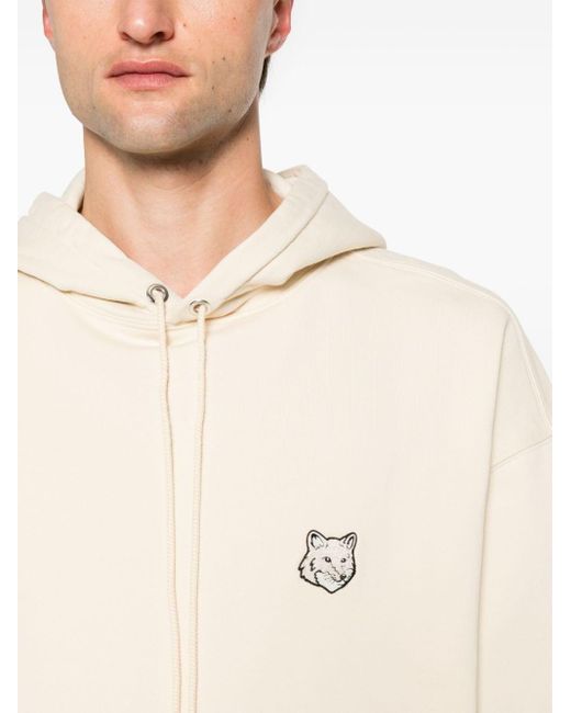 Maison Kitsuné Natural Bold Fox Hooded Sweatshirt for men