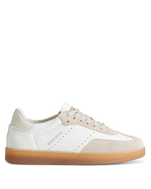 Woolrich White Swing Court Sneakers