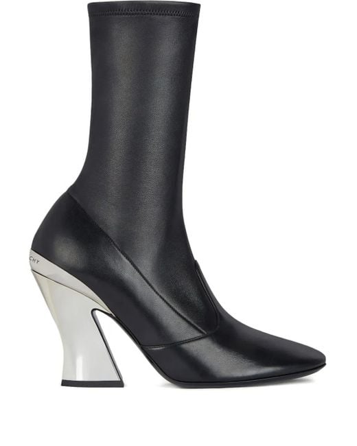 Givenchy Black 95Mm Sculpted-Heel Boots