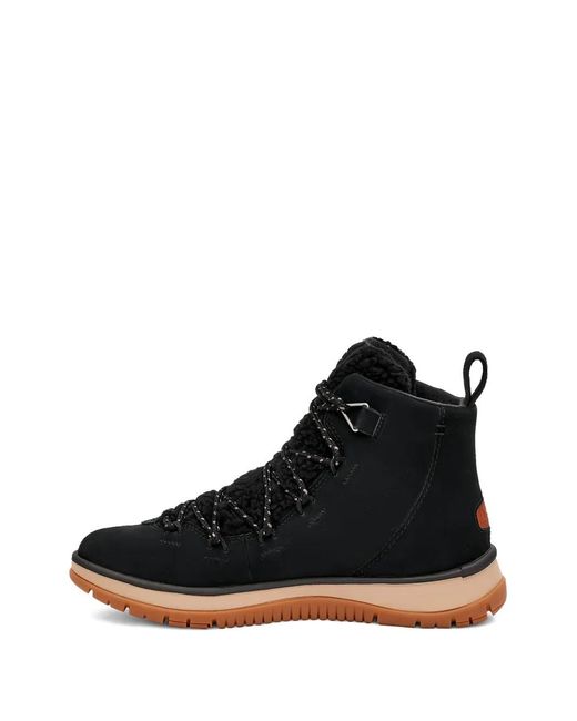 Ugg Black Lakesider Heritage Suede Boots for men