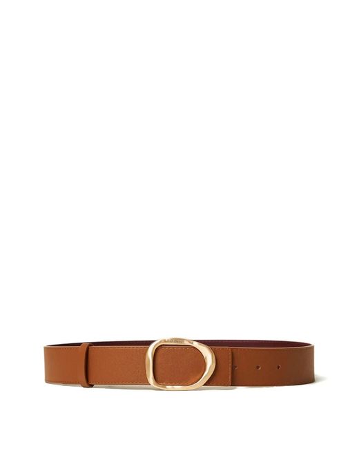 Twinset White Leather Belt