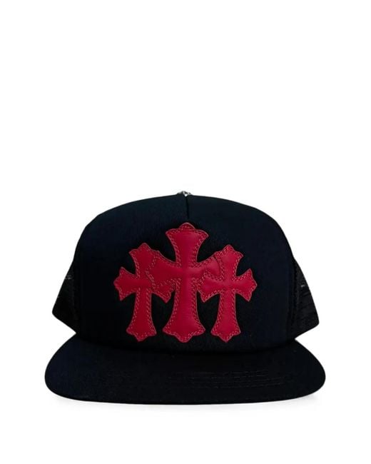 Chrome Hearts Baseballkappe Mit Kreuz-Patch in Red für Herren