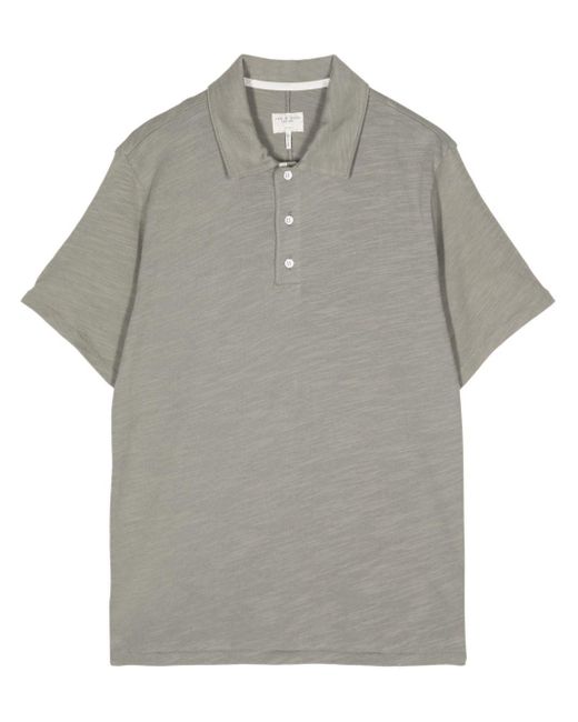 Rag & Bone Gray Flame Cotton Polo Shirt for men