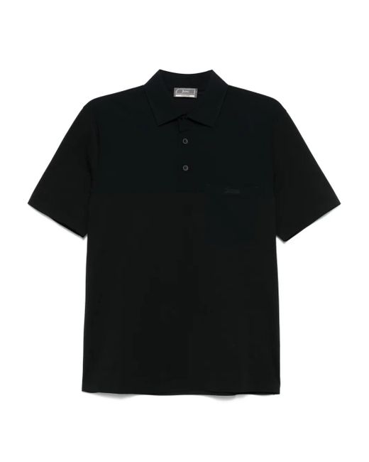 Herno Overhemd Met Logo-Reliëf in het Black voor heren
