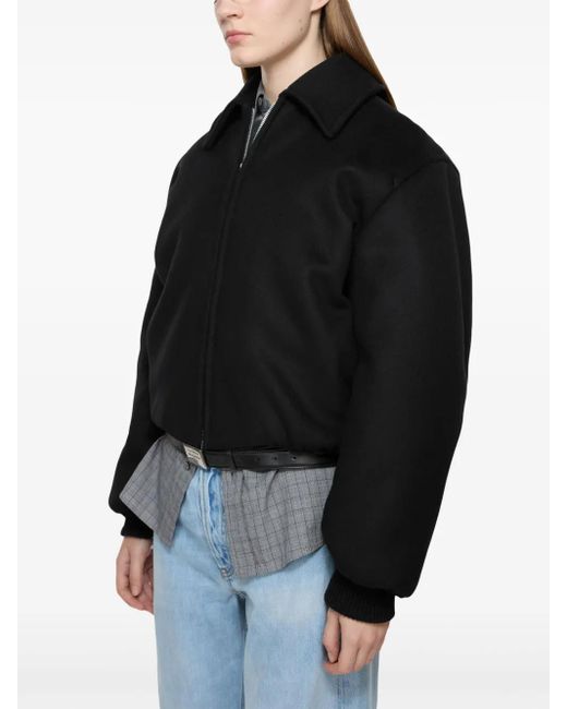 Acne Allegro ボンバージャケット Black