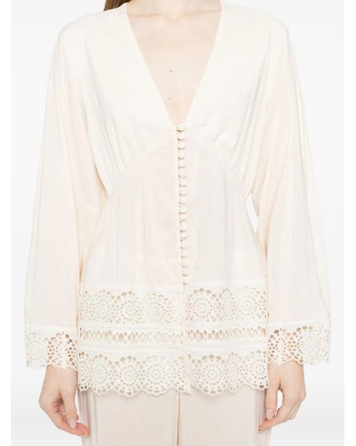 Reformation Nadia Tweedelig Set in het White