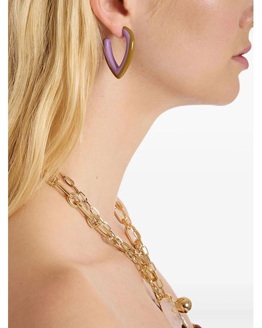 LaDoubleJ Purple Mini Dew Earrings
