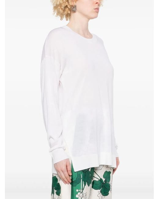 P.A.R.O.S.H. White Linfa Sweater