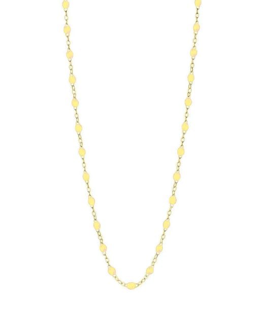Gigi Clozeau Metallic Classic Gigi Resin Necklace